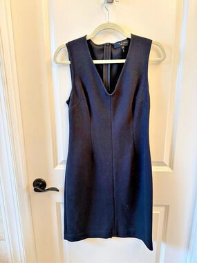 rag & bone Mini Dress in Black Size 4 Like New